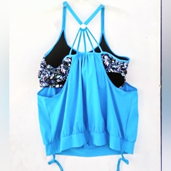 Nwt plus size flowy bathing suit top - Picture 5 of 9